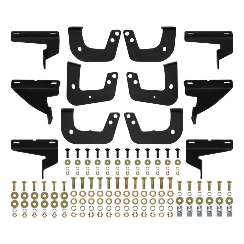 Jeep Wrangler JK Unlimited Nerf Bars - Westin - Outlaw Drop - Black - `07-`18