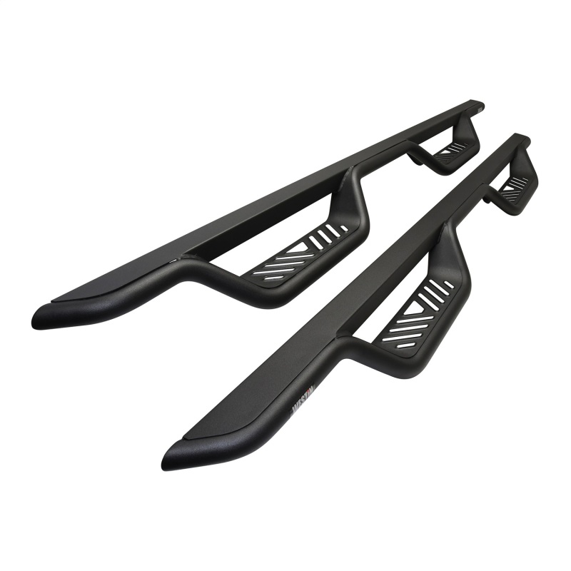 GMC Sierra Nerf Step Bars - Westin - Outlaw Drop, 4 in Drop, Cab Length - Textured Black - `14-`18 GMC Sierra Nerf Step Bars - Westin - Outlaw Drop, 4 in Drop, Cab Length - Textured Black - `14-`18