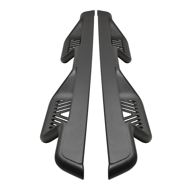 GMC Sierra Nerf Step Bars - Westin - Outlaw Drop, 4 in Drop, Cab Length - Textured Black - `14-`18