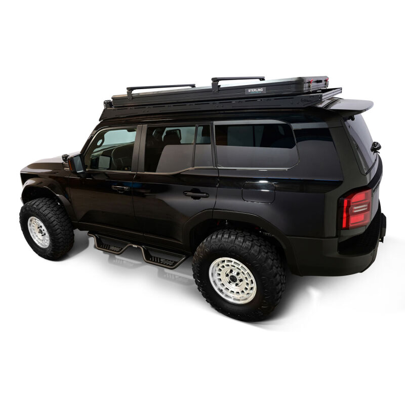 Toyota Land Cruiser Nerf Bars - Westin - Outlaw Drop - Textured Black - `24-`26