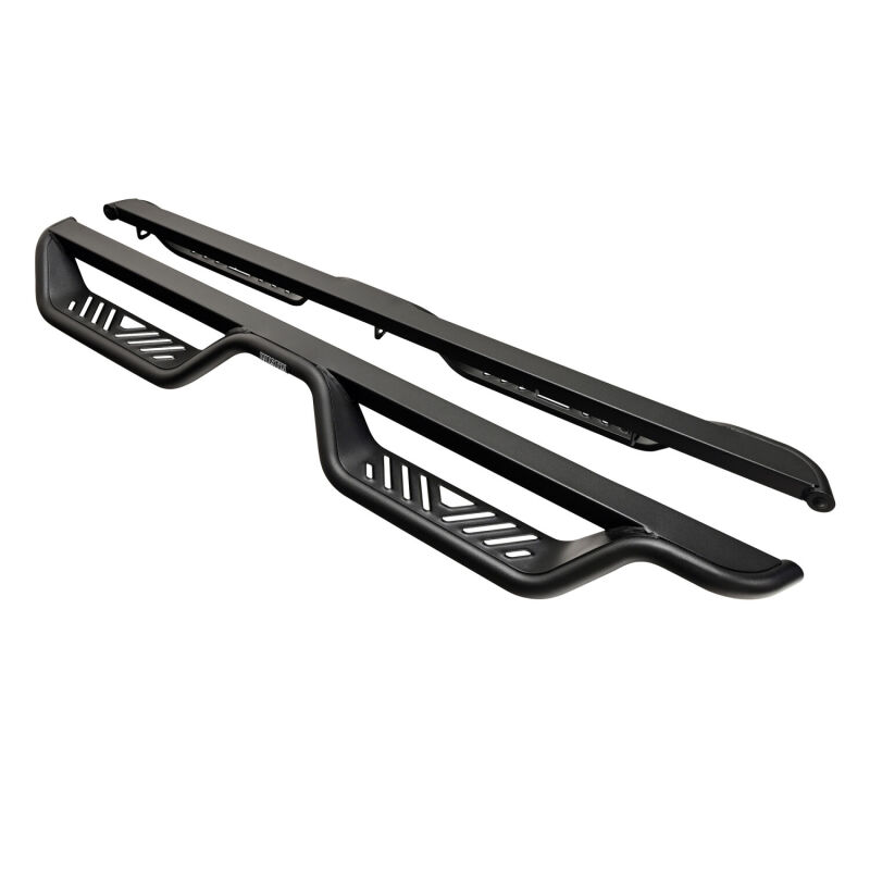 Toyota Land Cruiser Nerf Bars - Westin - Outlaw Drop - Textured Black - `24-`26