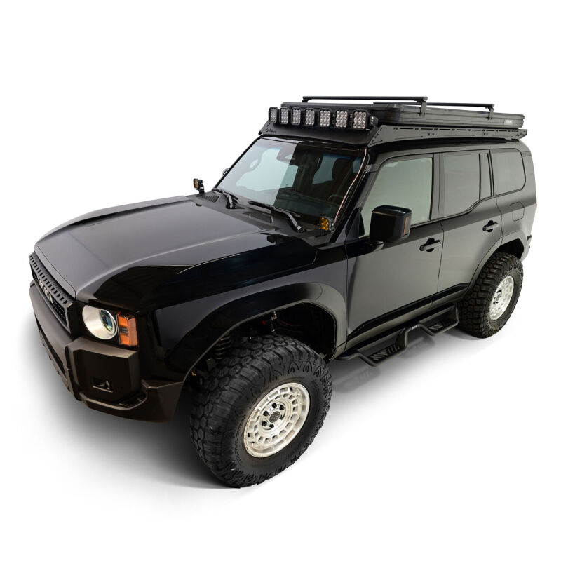 Toyota Land Cruiser Nerf Bars - Westin - Outlaw Drop - Textured Black - `24-`26