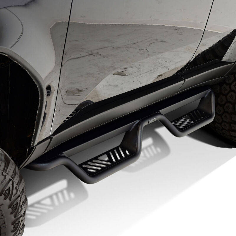 Toyota Land Cruiser Nerf Bars - Westin - Outlaw Drop - Textured Black - `24-`26