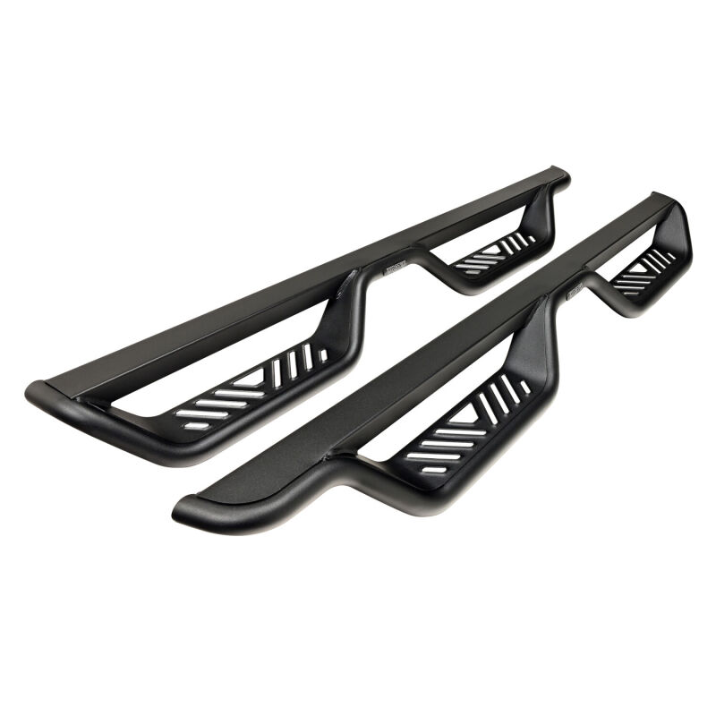 Toyota Land Cruiser Nerf Bars - Westin - Outlaw Drop - Textured Black - `24-`26