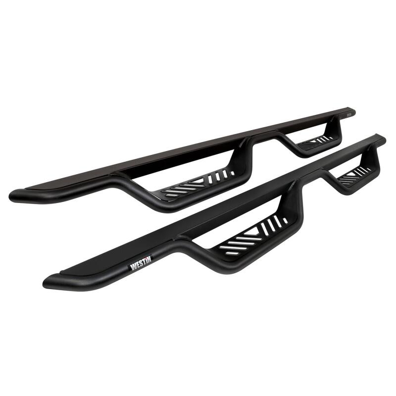 Ford F-450 Nerf Bars - Westin - Outlaw Drop - Textured Black - `17-`26