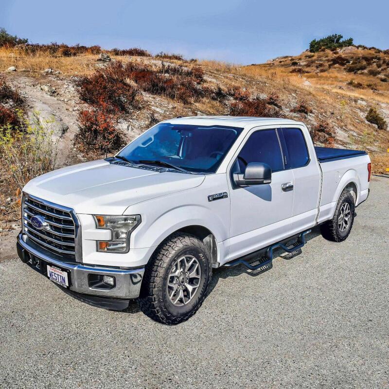 Ford F-450 Nerf Bars - Westin - Outlaw Drop - Textured Black - `17-`26