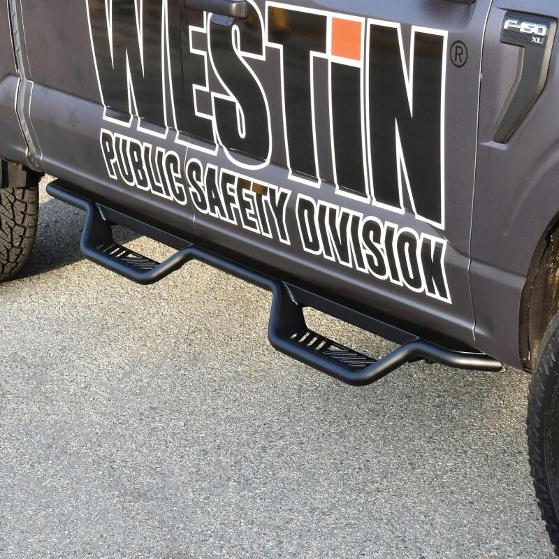 Ford F-150 Nerf Step Bars - Westin - Outlaw Drop - Textured Black - `15-`22