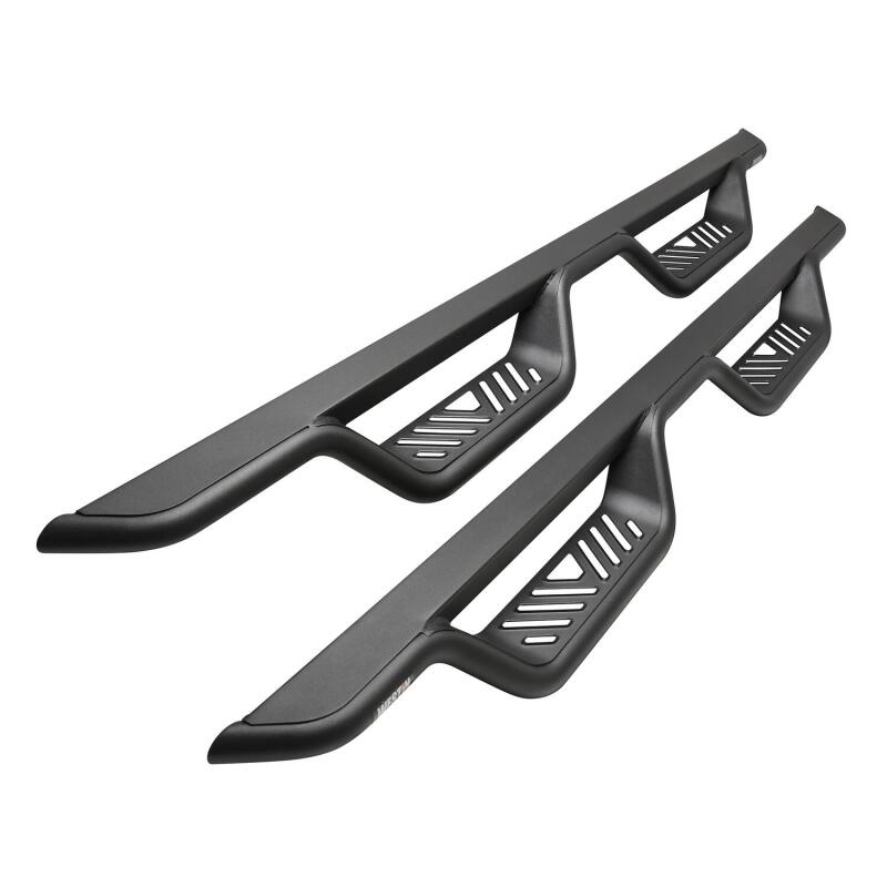 GMC Sierra Nerf Step Bars - Cab Length - Westin - Outlaw Drop - Textured Black - `19-`22