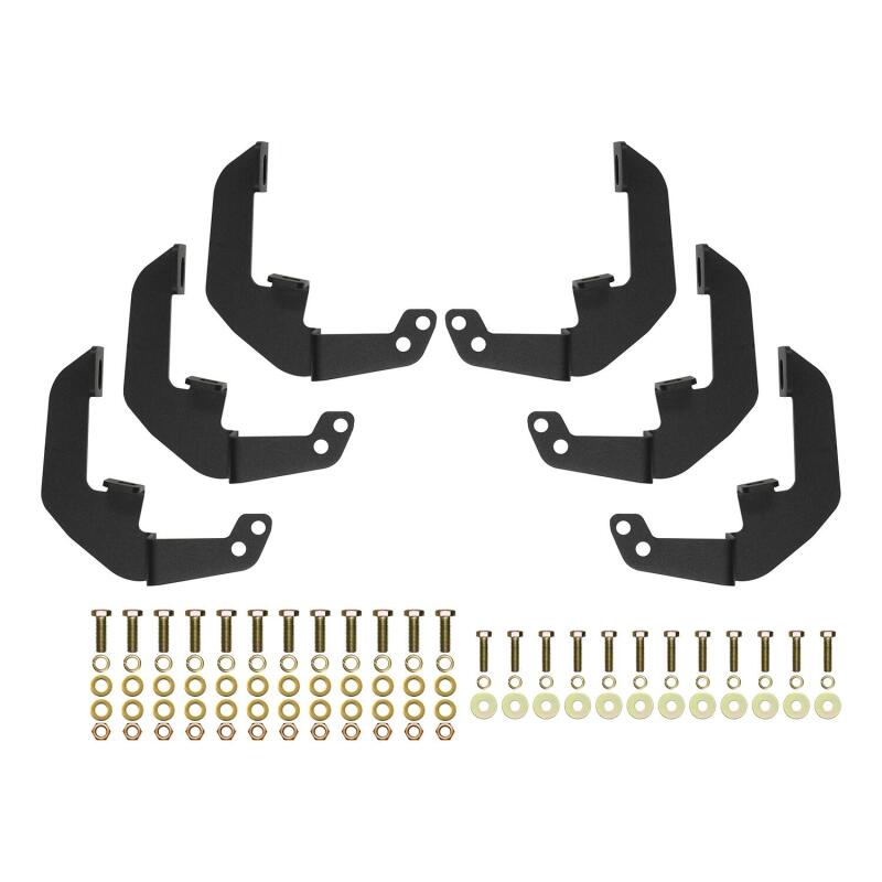 GMC Sierra Nerf Step Bars - Cab Length - Westin - Outlaw Drop - Textured Black - `19-`22