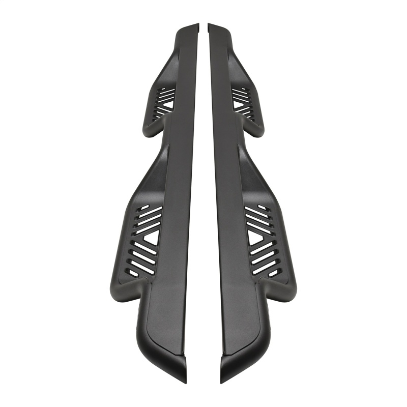 GMC Sierra Nerf Step Bars - Cab Length - Westin - Outlaw Drop - Textured Black - `19-`22