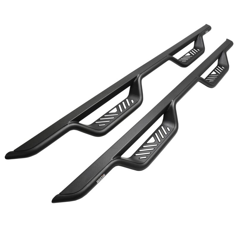 GMC Sierra Nerf Step Bars - Westin - Outlaw Drop - Textured Black - `19-`22