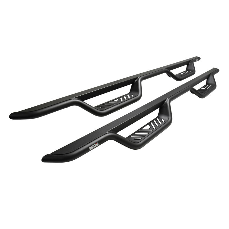 GMC Sierra Nerf Step Bars - Westin - Outlaw Drop - Textured Black - `19-`22