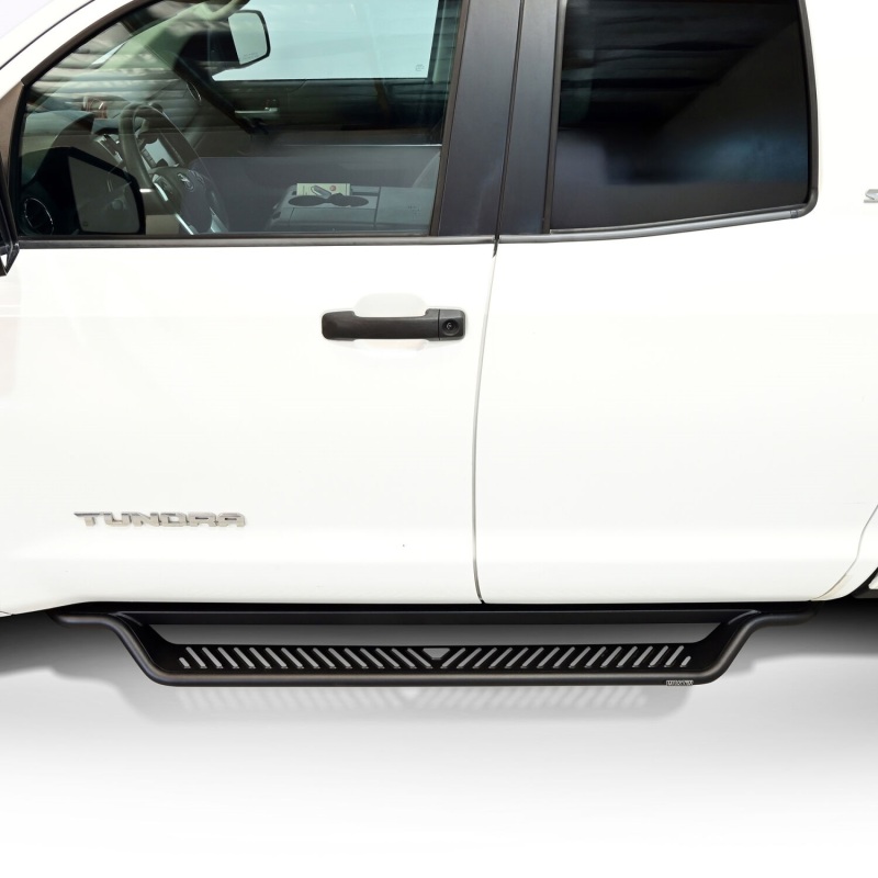 Toyota Tundra Double Cab Running Boards - Westin - Outlaw - Textured Black - `07-`21
