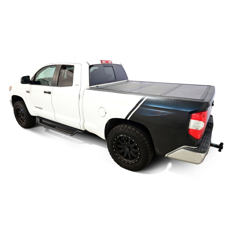 Toyota Tundra Double Cab Running Boards - Westin - Outlaw - Textured Black - `07-`21