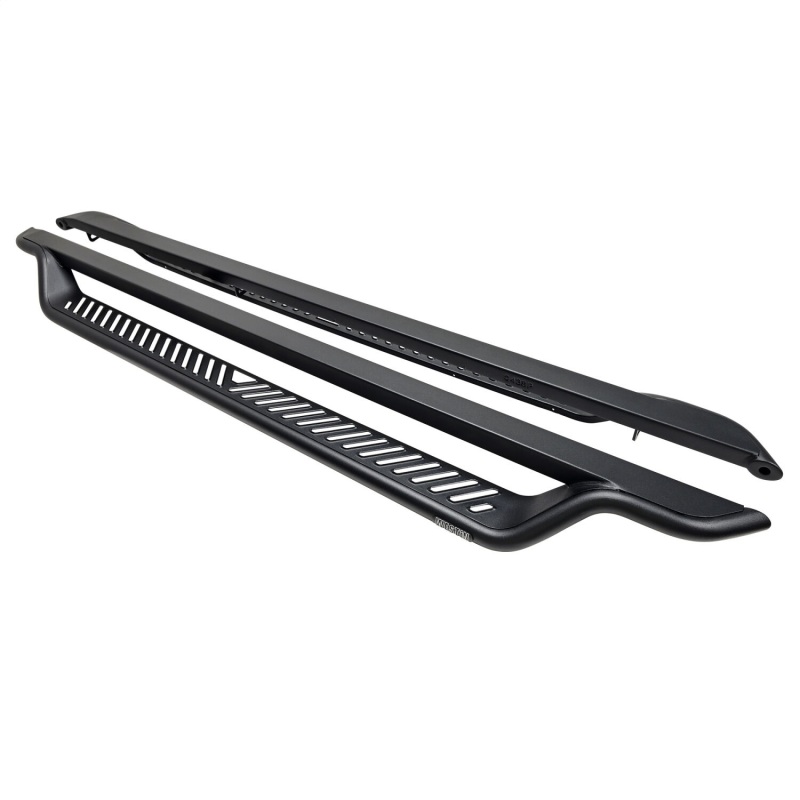 Toyota Tundra Double Cab Running Boards - Westin - Outlaw - Textured Black - `07-`21