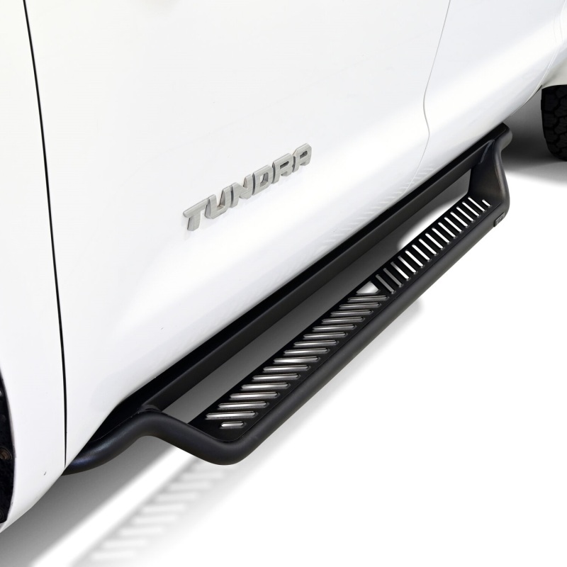 Toyota Tundra Double Cab Running Boards - Westin - Outlaw - Textured Black - `07-`21