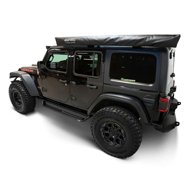 Jeep Wrangler Running Boards - Westin - Outlaw Drop - Textured Black - `18-`26