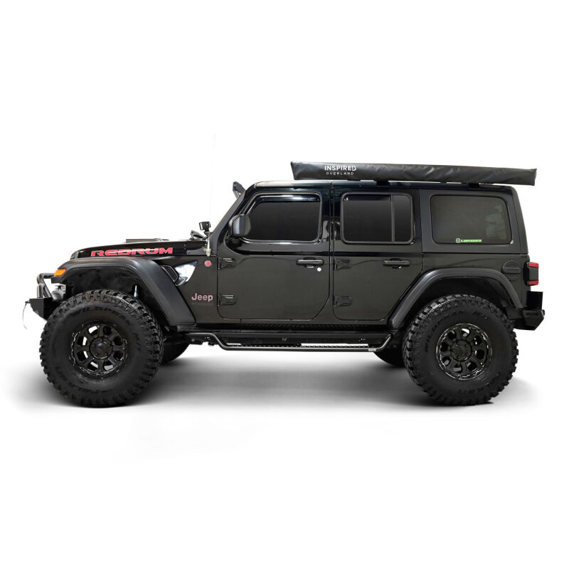 Jeep Wrangler Running Boards - Westin - Outlaw Drop - Textured Black - `18-`26