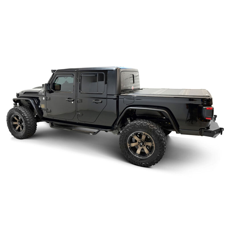 Jeep Gladiator Running Boards - Westin - Outlaw Drop - Tex. Blk - `20-`25