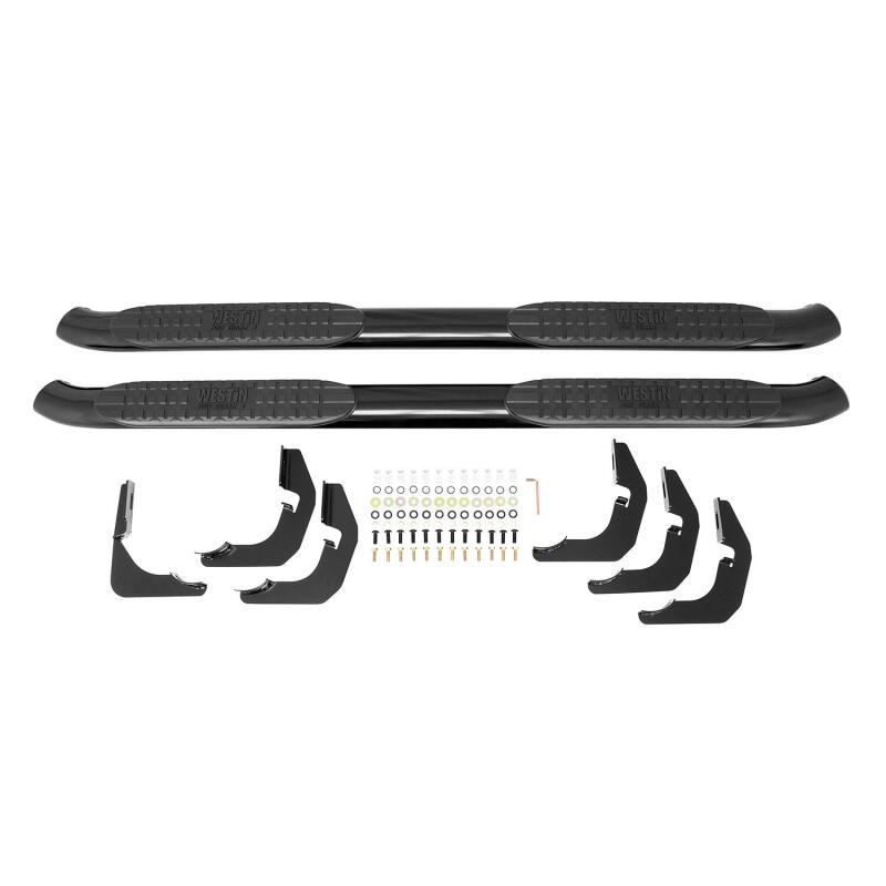 Ford F-150 SuperCab Nerf Bars - Westin - PRO TRAXX 4 Oval - Black - `09-`14