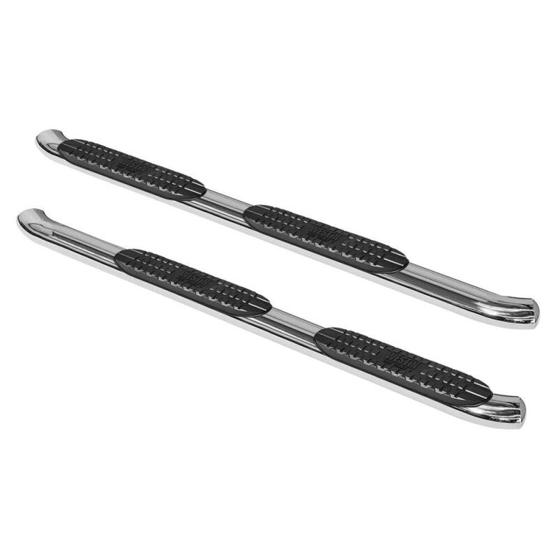 Jeep Wrangler JLU Nerf Step Bars - Westin - PRO TRAXX 4 Oval - Polished Stainless Steel - `18-`23