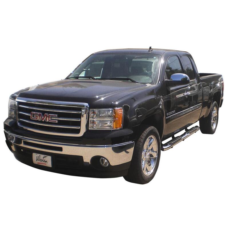 GMC Sierra 1500 Nerf Bars - Westin - PRO TRAXX 5 Oval - Polished Stainless Steel - `14-`18