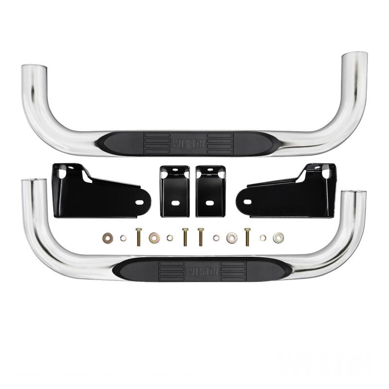 GMC Sierra 1500 Nerf Bars - Westin - E-Series 3 - Stainless Steel - `19-`20