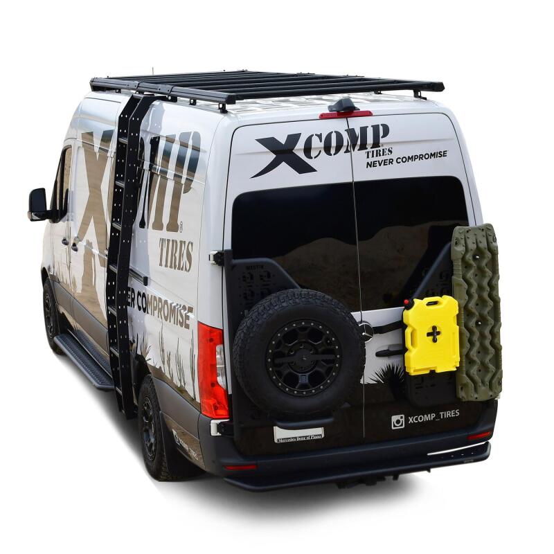 Mercedes-Benz Sprinter Nerf Bars - Rear - Westin - Outlaw - Textured Black - `07-`25