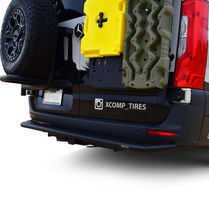 Mercedes-Benz Sprinter Nerf Bars - Rear - Westin - Outlaw - Textured Black - `07-`25