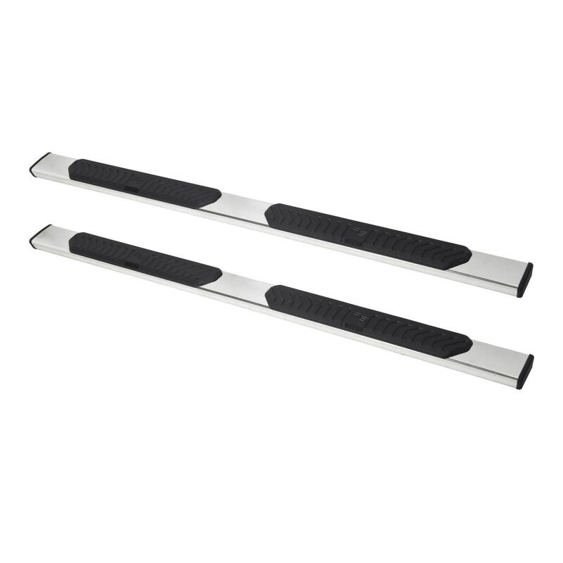 GMC Sierra 1500 Crew Cab Nerf Bars - Westin - R5 with 5 inch wide step area - Stainless Steel - `19-`27