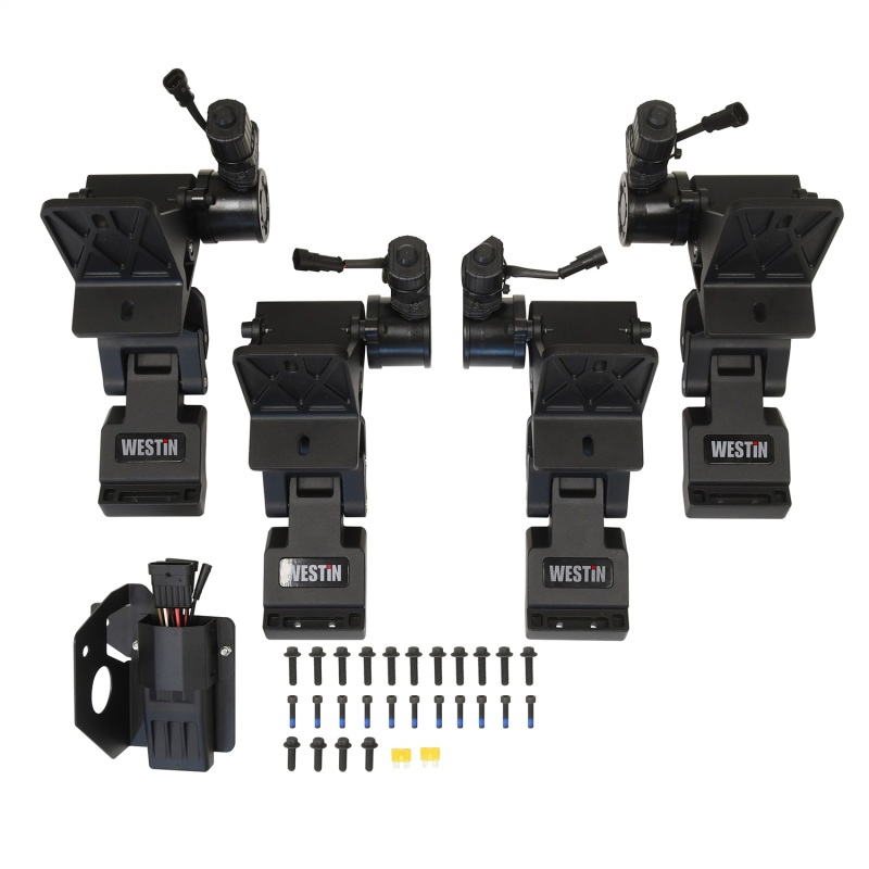 GMC Sierra Running Boards - Westin - Pro-e Electric, 6-inch Wide Aluminum - Textured Black - `19-`23