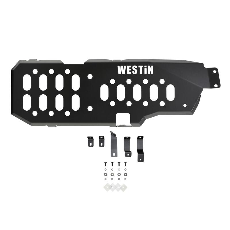 Jeep Wrangler Skid Plate - Westin - Gas Tank - Textured Black - `07-`17