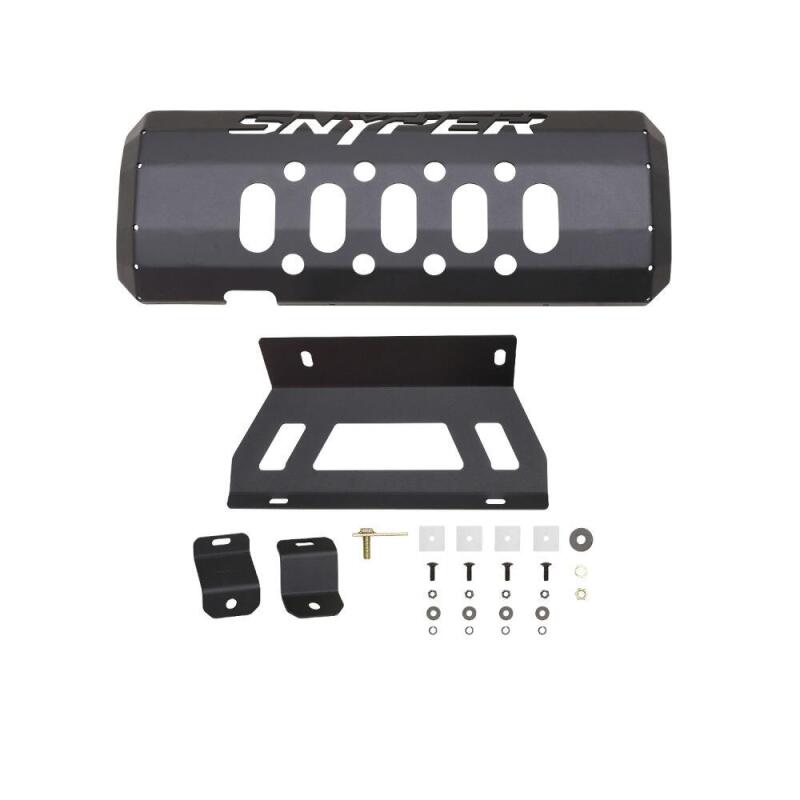 Jeep Wrangler Skid Plate - Muffler - Westin - Snyper - Textured Black - `07-`17