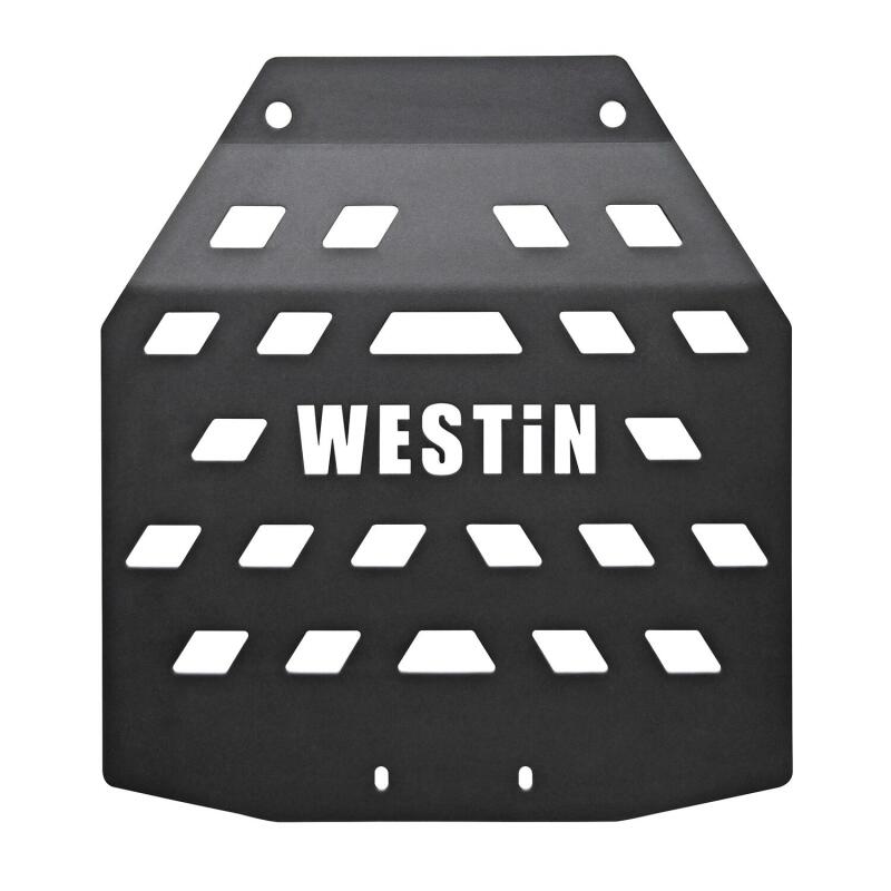Jeep Wrangler Transfer Case Skid Plate - Westin - Textured Black - `18-`21