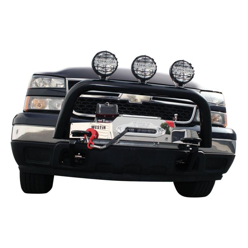 GMC Sierra 1500LD Classic Winch Mount Plate - Westin - MAX Winch Tray - Black - `03-`07