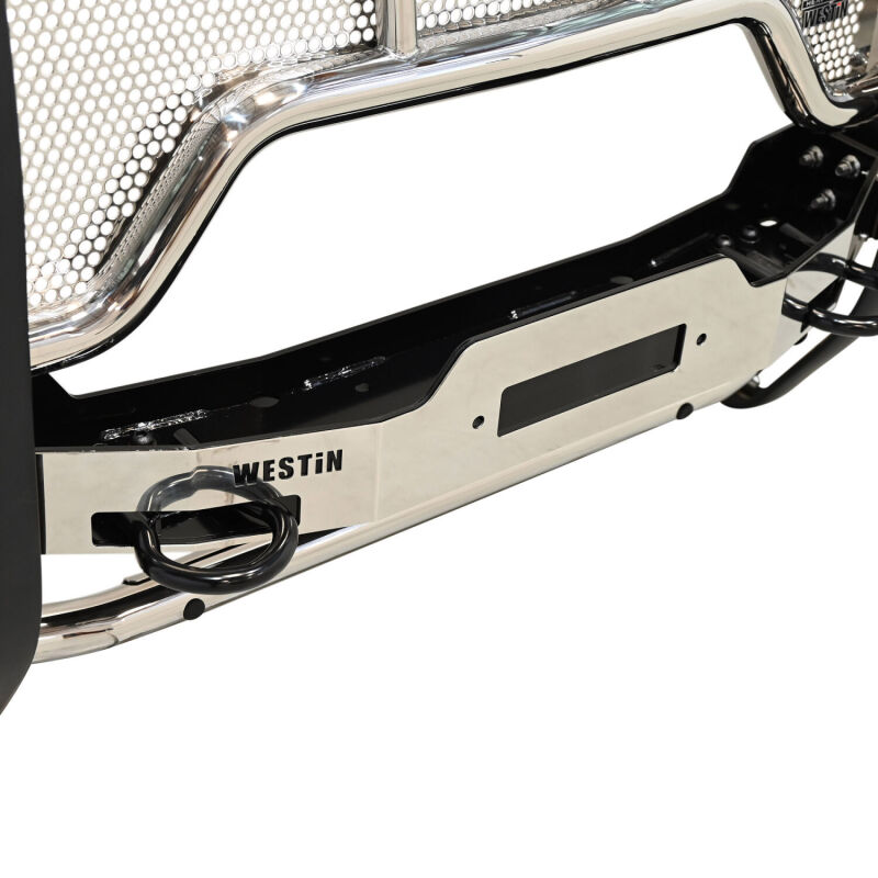 Ford F-150 Winch Tray Face Plate - Front - Westin - MAX - Polished Stainless Steel - `09-`17