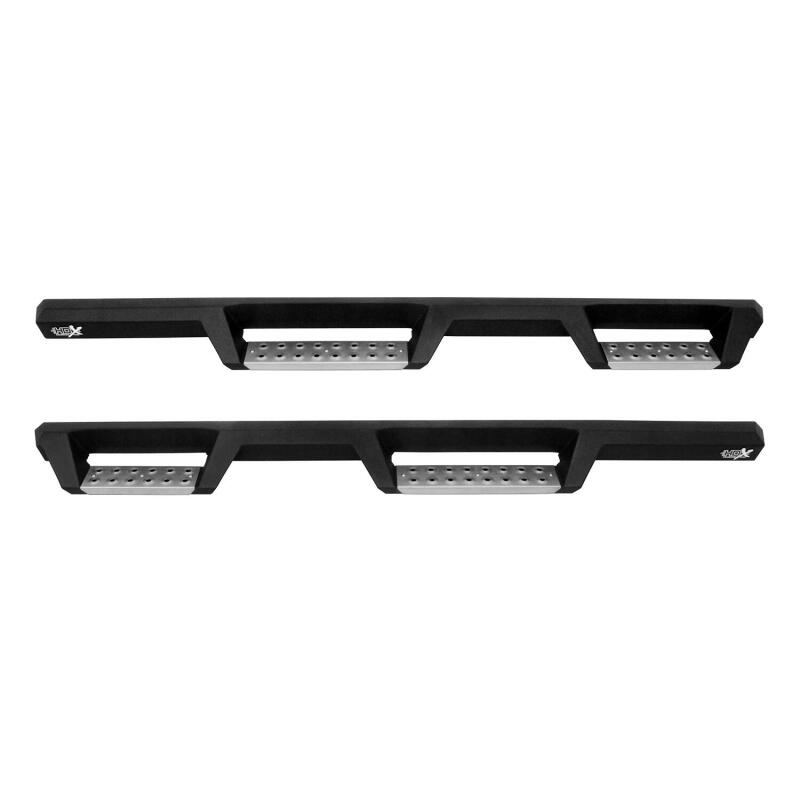 Jeep Wrangler JKU Nerf Bars - Westin - HDX Stainless Drop - Textured Black - `07-`18