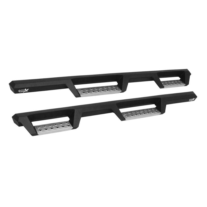 Jeep Wrangler JKU Nerf Bars - Westin - HDX Stainless Drop - Textured Black - `07-`18