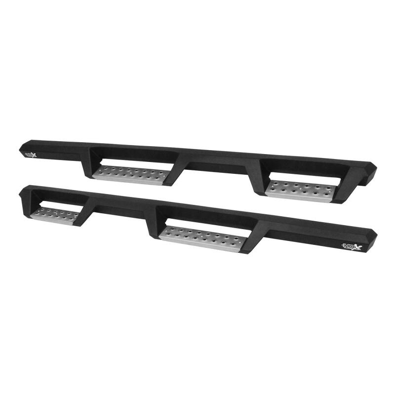 Jeep Wrangler JKU Nerf Bars - Westin - HDX Stainless Drop - Textured Black - `07-`18