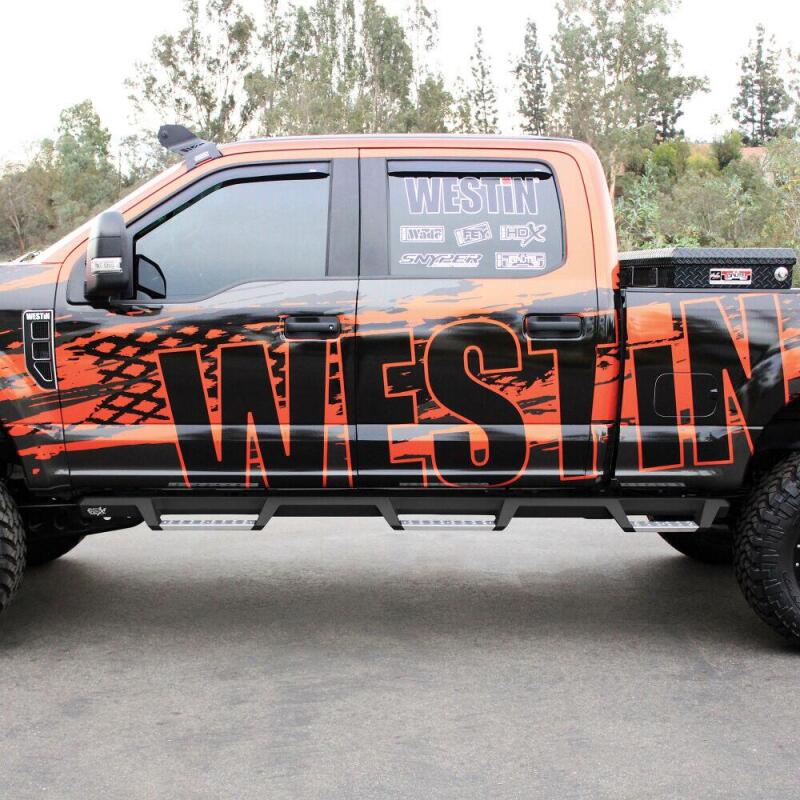 Ford F-250 Nerf Bars - Westin - HDX Drop - Textured Black - `17-`18