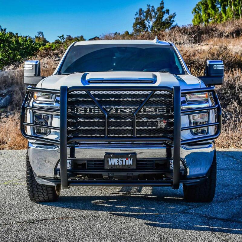 Chevrolet Silverado 3500 Grille Guard - Westin - HDX - Black - `20-`27