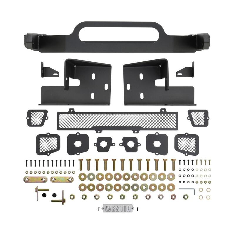Ford F-150 Bumper - Front - Westin - Pro-Series, Textured Black, Winch Capable - Black - `21-`23