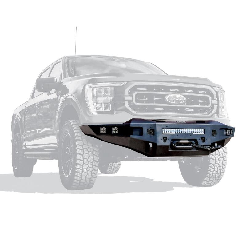 Ford F-150 Bumper - Front - Westin - Pro-Series, Textured Black, Winch Capable - Black - `21-`23