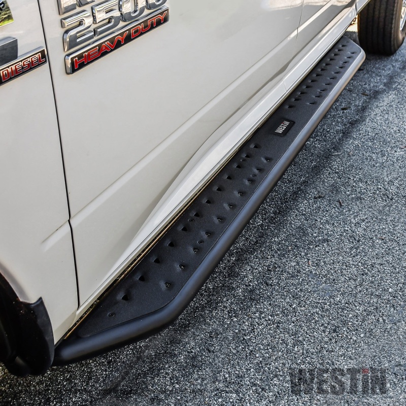 Ram 1500 Crew Cab Nerf Bars - Westin - Outlaw - Textured Black - `11-`18
