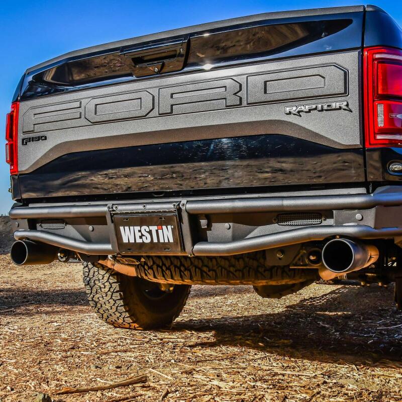 Ford F-150 Raptor Bumper - Rear - Westin - Outlaw - Textured Black - `17-`20