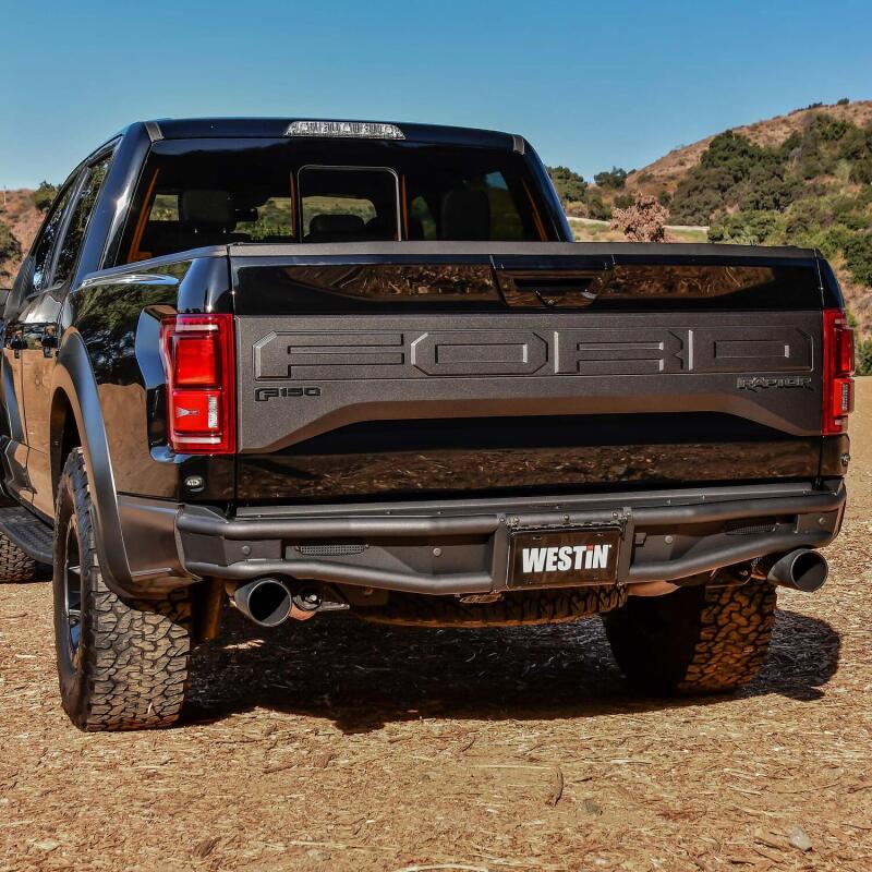 Ford F-150 Raptor Bumper - Rear - Westin - Outlaw - Textured Black - `17-`20