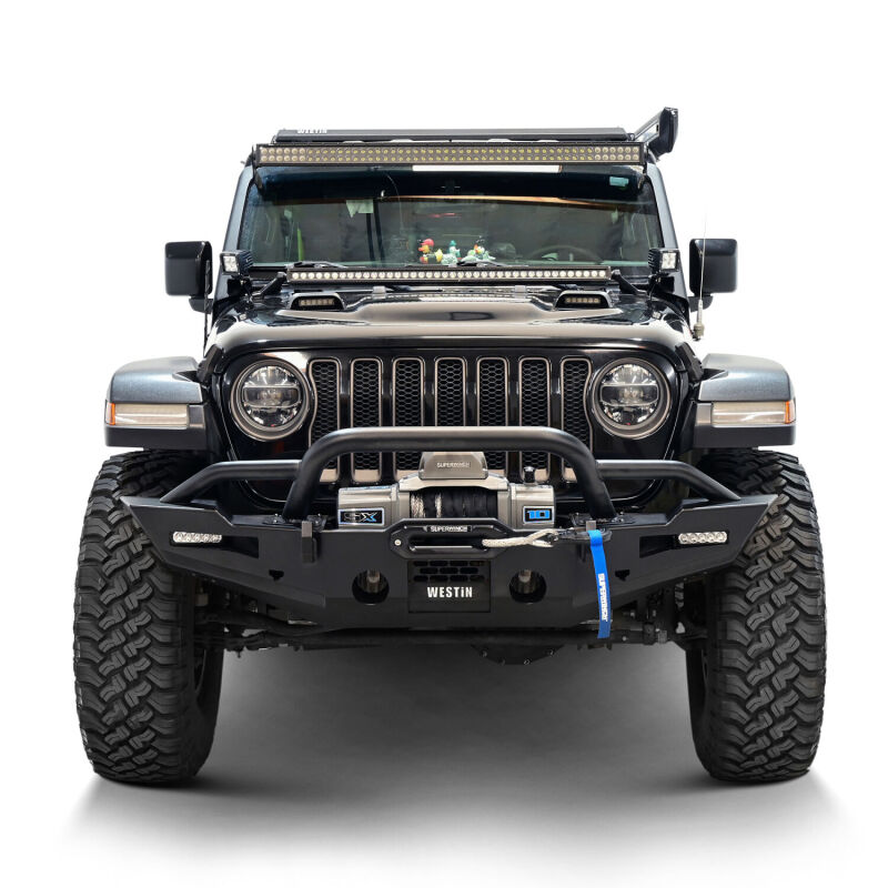 Jeep Wrangler Bumper - Front - Westin - XTS - Textured Black - `18-`25
