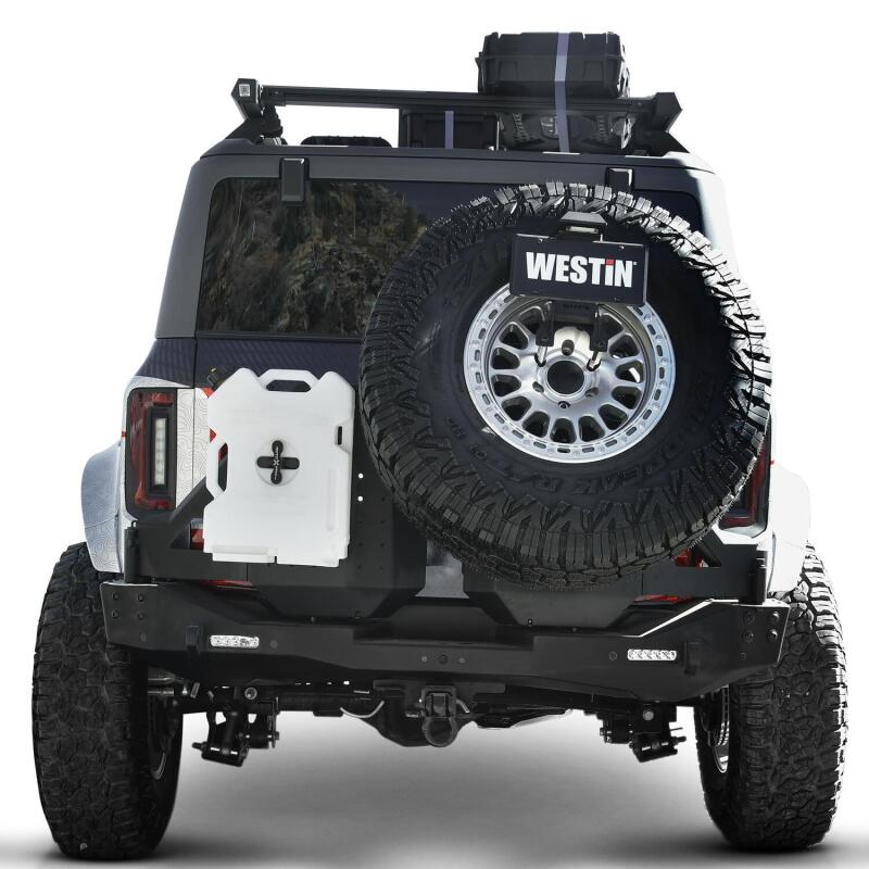 Jeep Wrangler JL Bumper - Rear - Westin - XTS Rear - D/S Swingout - Textured Black - `18-`25