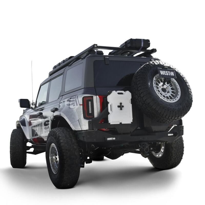 Jeep Wrangler JL Bumper - Rear - Westin - XTS Rear - D/S Swingout - Textured Black - `18-`25