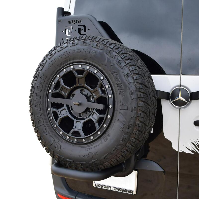 Mercedes-Benz Sprinter Bumper - Rear Driver Side - Westin - XTS Rear Bumper Accessory Carrier - Textured Black - `19-`24